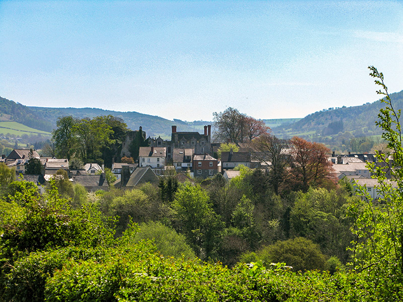 View of Hay on Wye